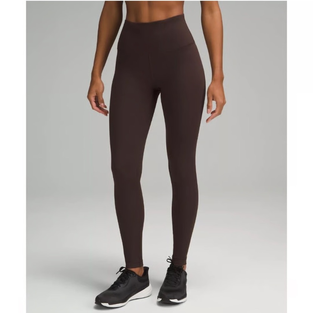 Lululemon Wunder Train High Rise Espresso Brown 0